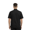 Bluza kucharska czarna meska  krótki rękaw 8 guzików roz.M